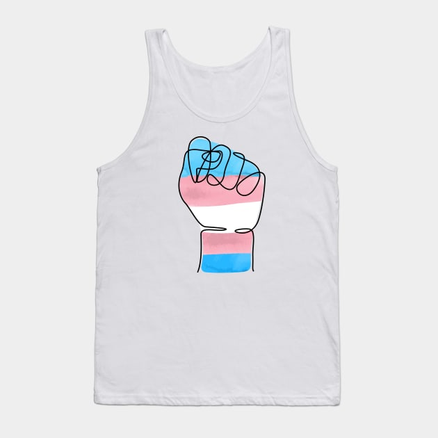 Trans Power Tank Top by Pridish